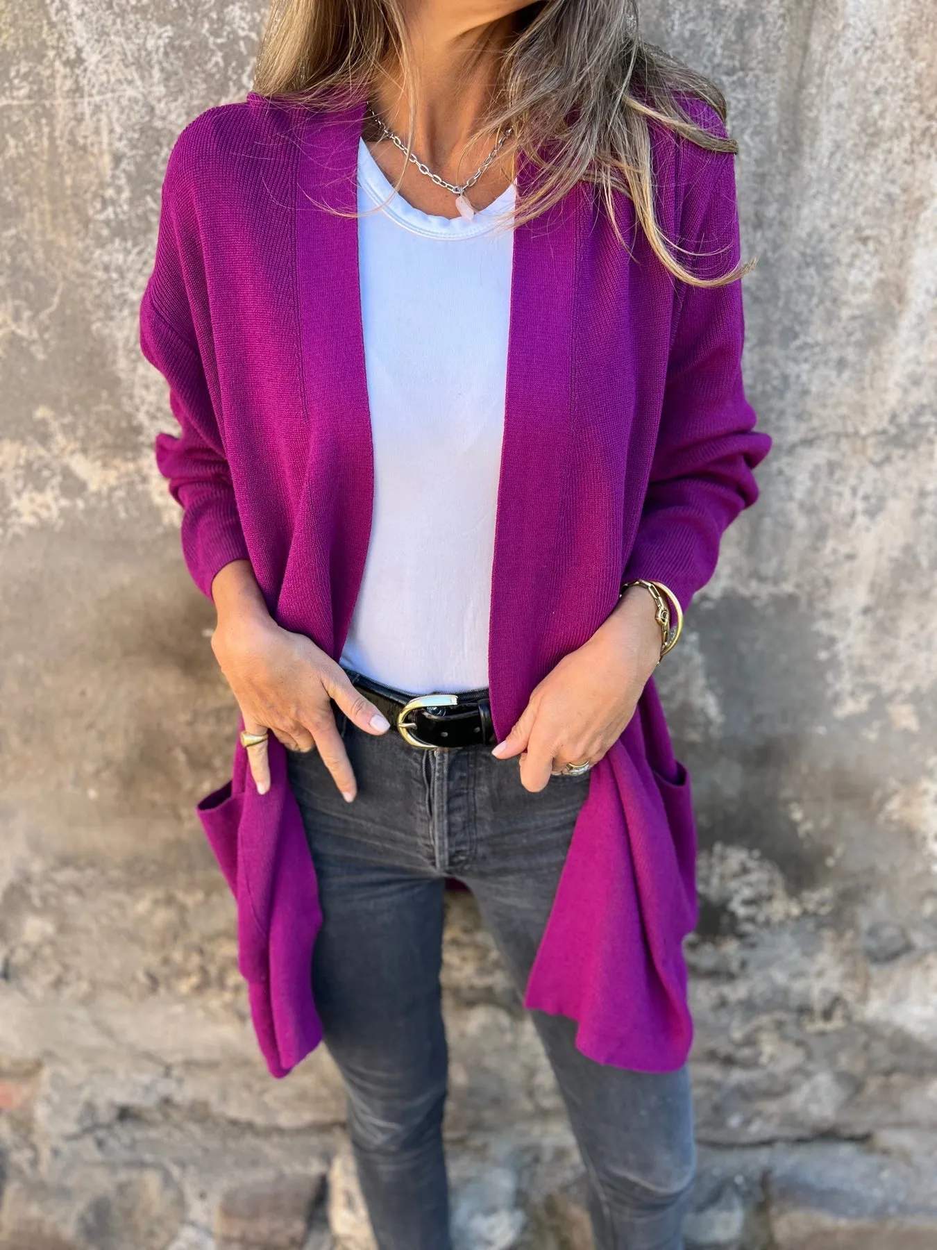 Women's Knitted Long Sleeve Casual Cardigan